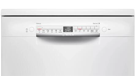 Serie 2 Máquina de Lavar Loiça, Instalação Livre 60 cm Branc