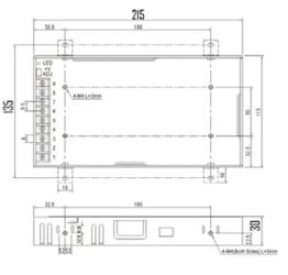 Transformador p/ Fita LED 200W