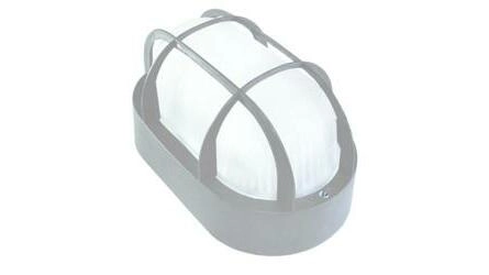 Aplique LED Oval c/ Grelha 6W