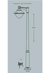 Poste 2,75 metros