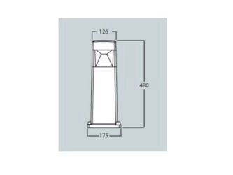 Poste Elisa 48cm
