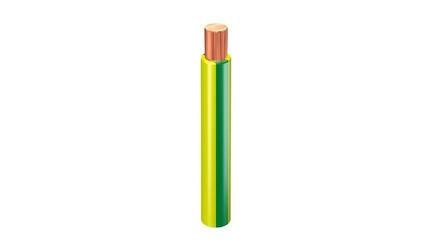Fio H07V-U 1x6 (V) Amarelo/Verde