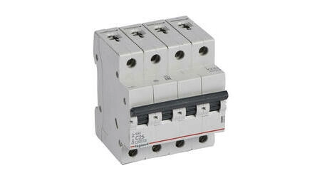Disjuntor 4P 25A 4500Ka